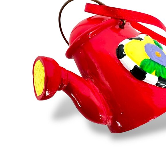 Mary Engelbreit Ceramic Teapot Watering Can Ornaments Set of Three - Picture 9 of 10